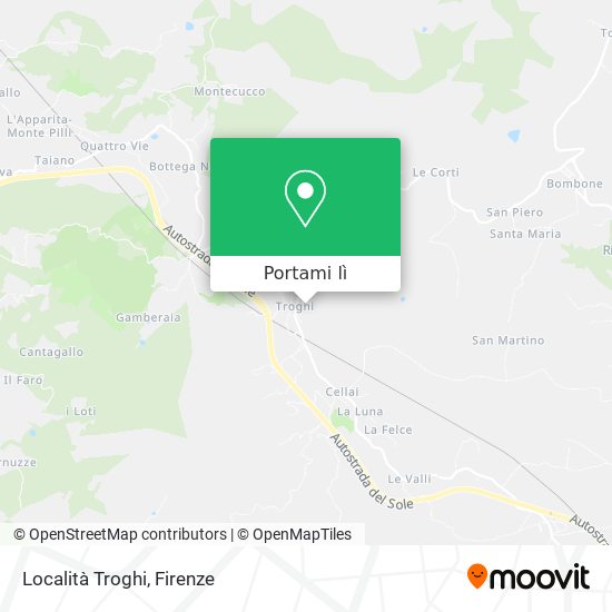 Mappa Località Troghi