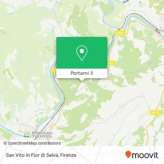 Mappa San Vito in Fior di Selva