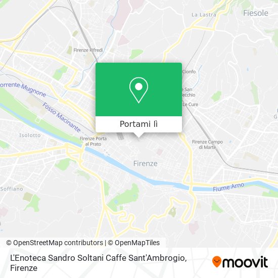Mappa L'Enoteca Sandro Soltani Caffe Sant'Ambrogio
