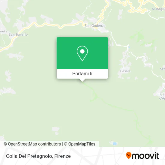 Mappa Colla Del Pretagnolo