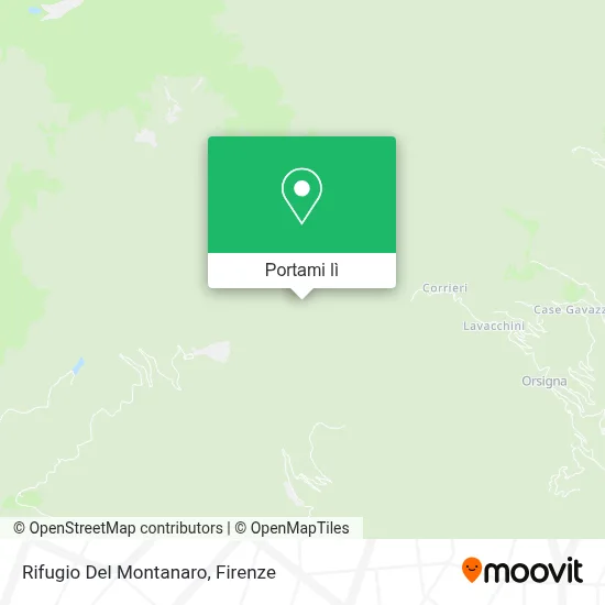 Mappa Rifugio Del Montanaro