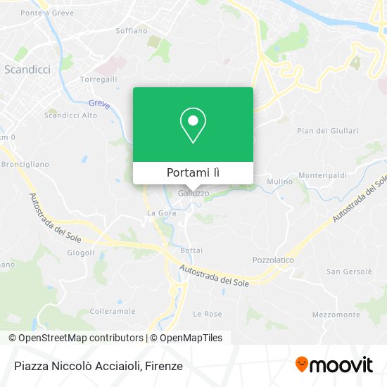 Mappa Piazza Niccolò Acciaioli