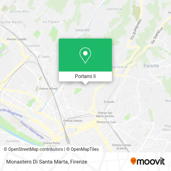 Mappa Monastero Di Santa Marta