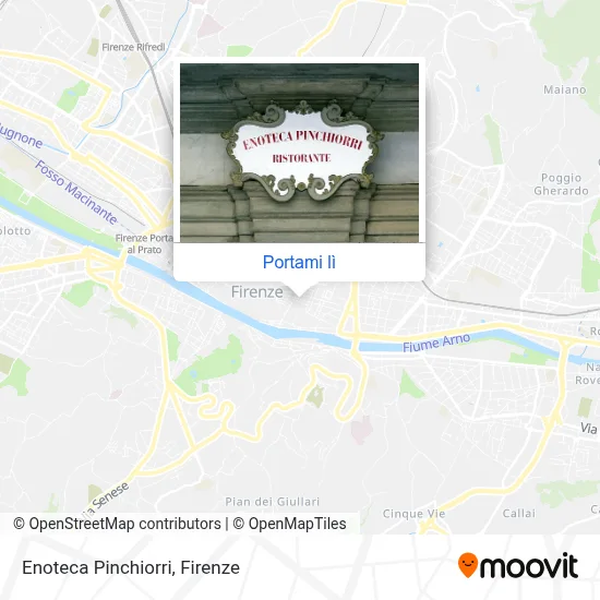 Mappa Enoteca Pinchiorri