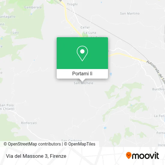 Mappa Via del Massone 3
