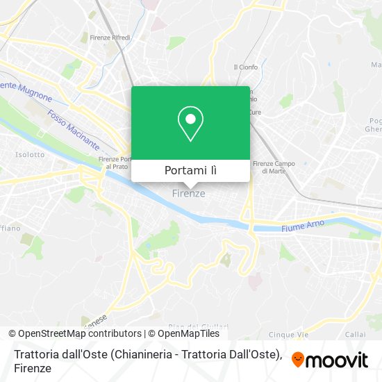 Mappa Trattoria dall'Oste (Chianineria - Trattoria Dall'Oste)