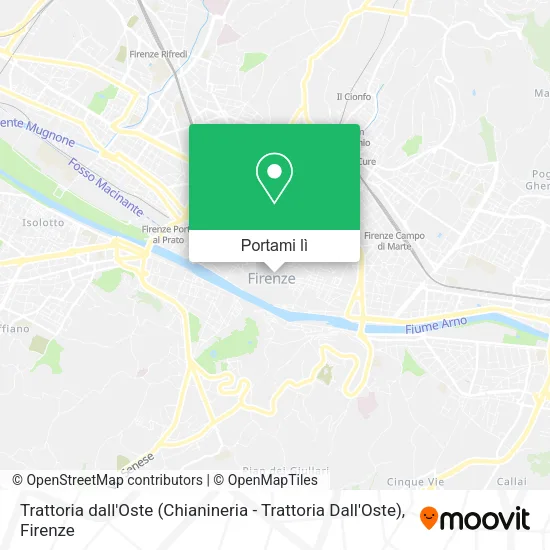 Mappa Trattoria dall'Oste (Chianineria - Trattoria Dall'Oste)