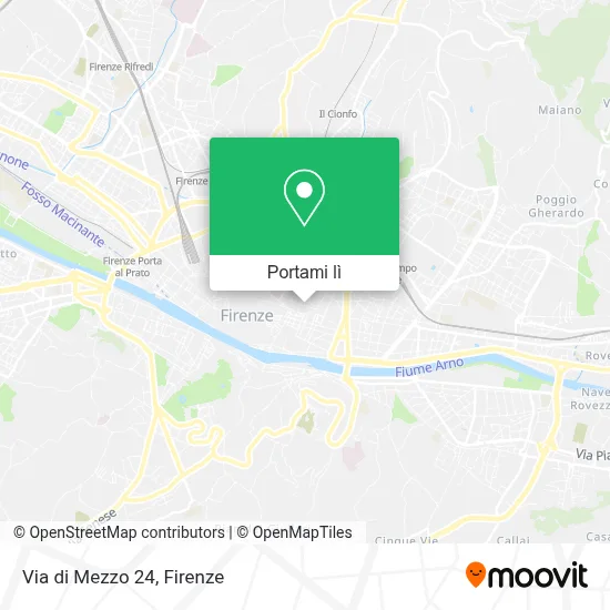 Mappa Via di Mezzo  24