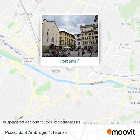 Mappa Piazza Sant Ambrogio  1