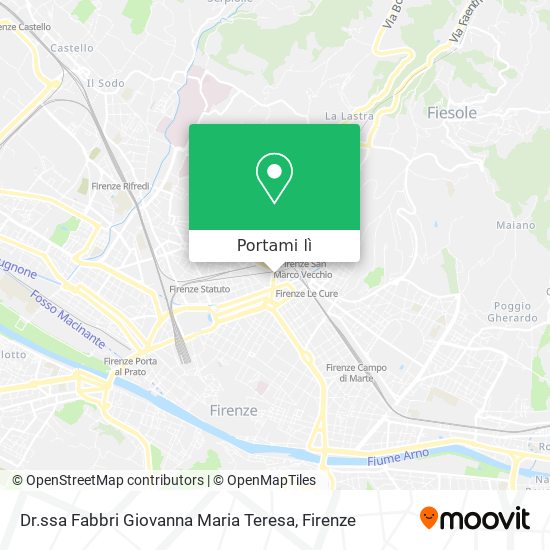 Mappa Dr.ssa Fabbri Giovanna Maria Teresa