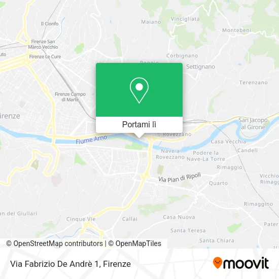 Mappa Via Fabrizio De Andrè  1