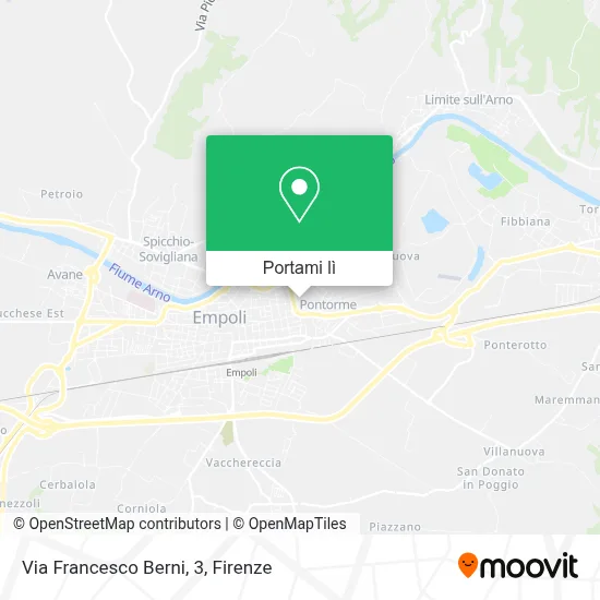 Mappa Via Francesco Berni, 3