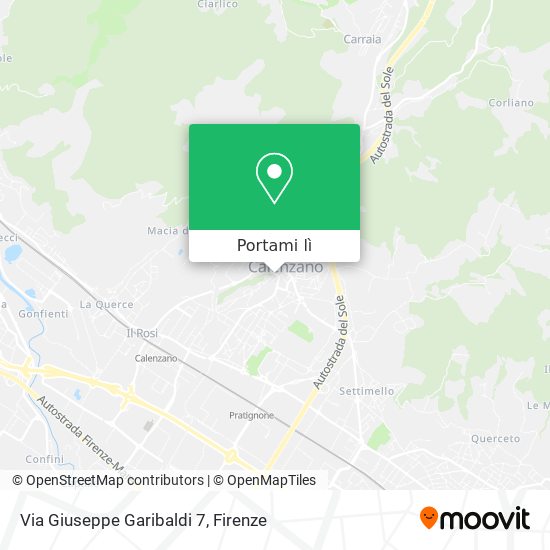 Mappa Via Giuseppe Garibaldi  7