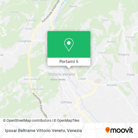 Mappa Ipssar Beltrame Vittorio Veneto