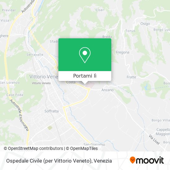 Mappa Ospedale Civile (per Vittorio Veneto)