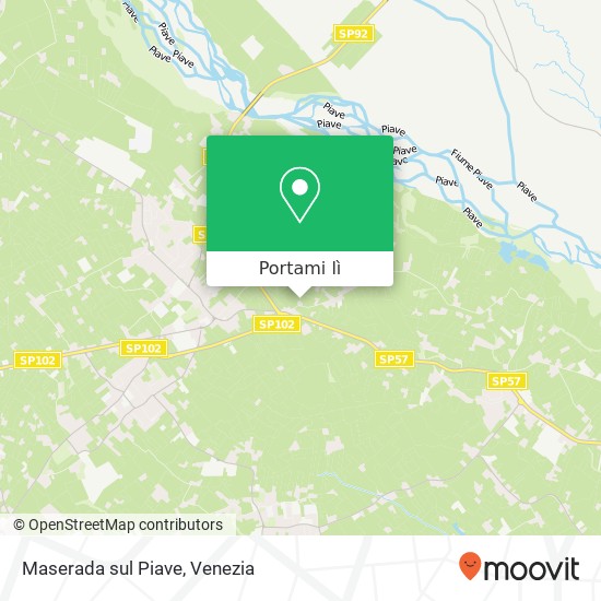 Mappa Maserada sul Piave