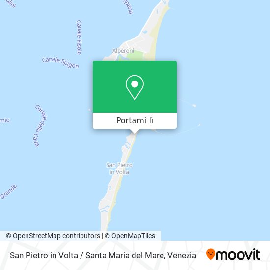 Mappa San Pietro in Volta / Santa Maria del Mare