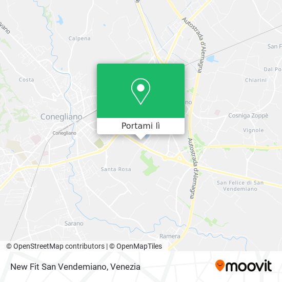 Mappa New Fit San Vendemiano