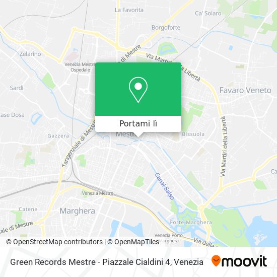 Mappa Green Records Mestre - Piazzale Cialdini 4