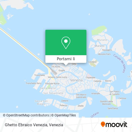 Mappa Ghetto Ebraico Venezia
