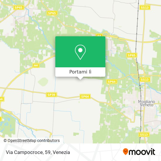 Mappa Via Campocroce, 59