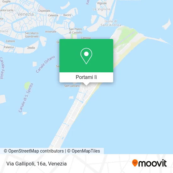 Mappa Via Gallipoli, 16a