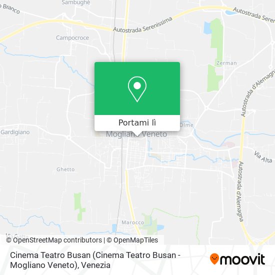 Mappa Cinema Teatro Busan (Cinema Teatro Busan - Mogliano Veneto)