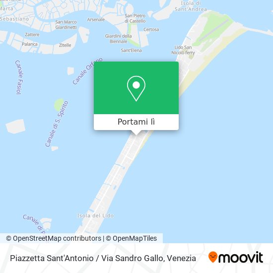 Mappa Piazzetta Sant'Antonio / Via Sandro Gallo