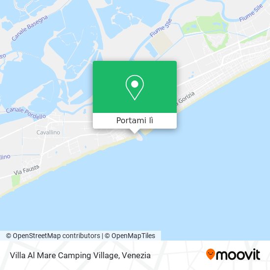 Mappa Villa Al Mare Camping Village