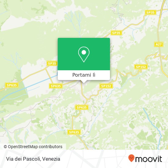 Mappa Via dei Pascoli