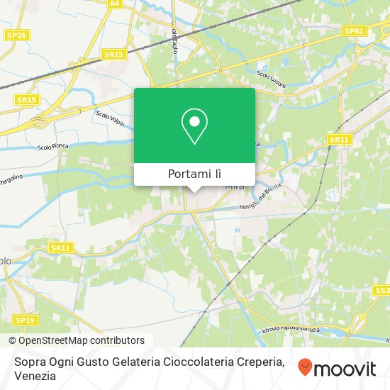 Mappa Sopra Ogni Gusto Gelateria Cioccolateria Creperia