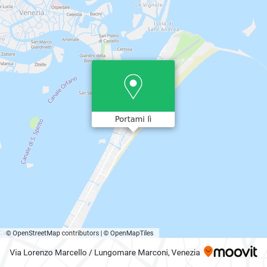 Mappa Via Lorenzo Marcello / Lungomare Marconi