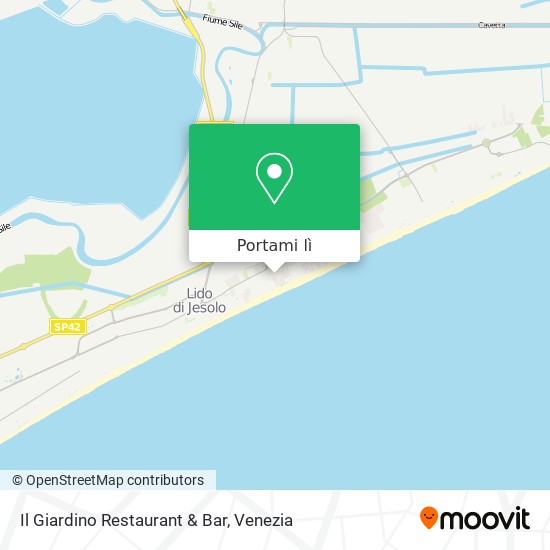 Mappa Il Giardino Restaurant & Bar