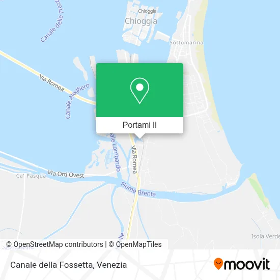 Mappa Canale della Fossetta