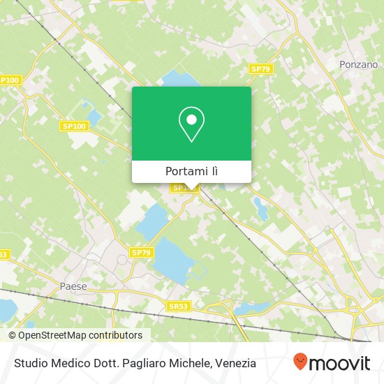 Mappa Studio Medico Dott. Pagliaro Michele