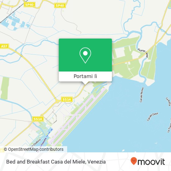 Mappa Bed and Breakfast Casa del Miele