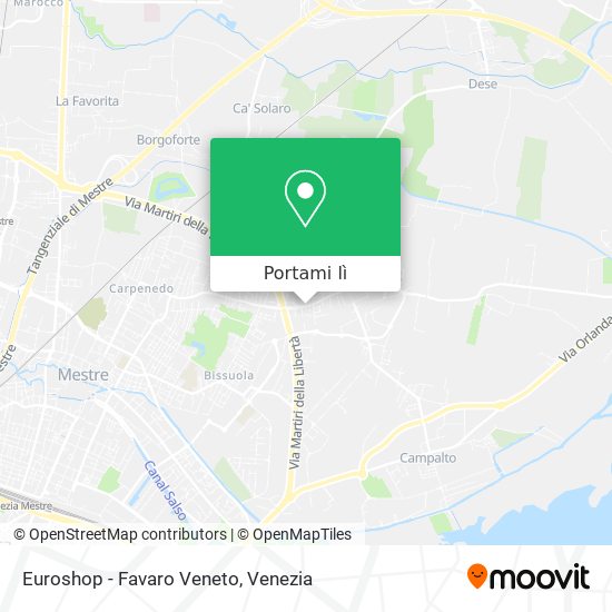 Mappa Euroshop - Favaro Veneto