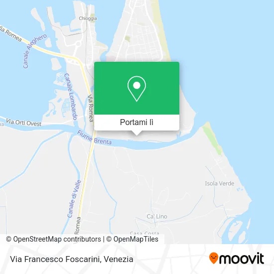 Mappa Via Francesco Foscarini