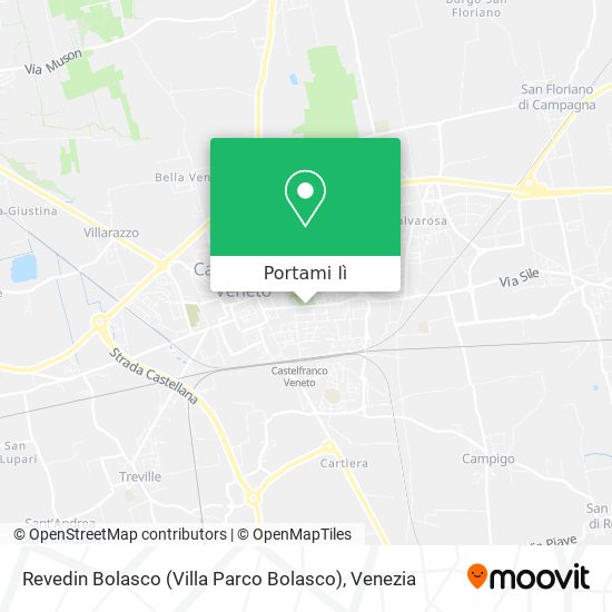 Mappa Revedin Bolasco (Villa Parco Bolasco)