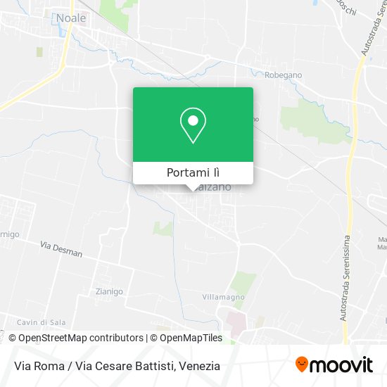 Mappa Via Roma / Via Cesare Battisti