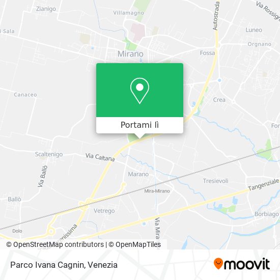 Mappa Parco Ivana Cagnin