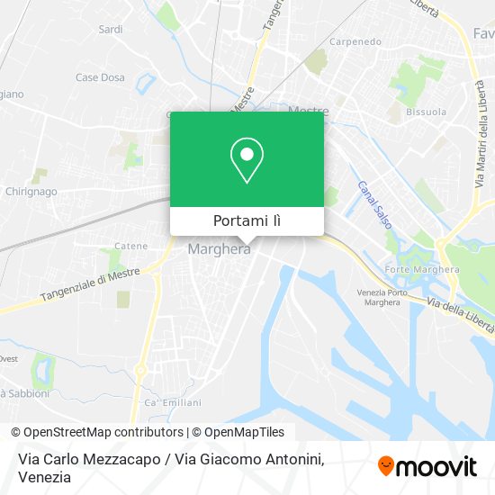 Mappa Via Carlo Mezzacapo / Via Giacomo Antonini
