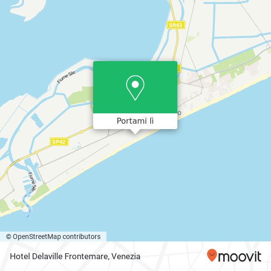 Mappa Hotel Delaville Frontemare