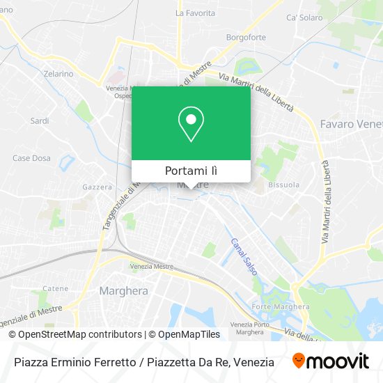 Mappa Piazza Erminio Ferretto / Piazzetta Da Re