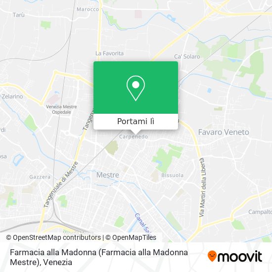 Mappa Farmacia alla Madonna