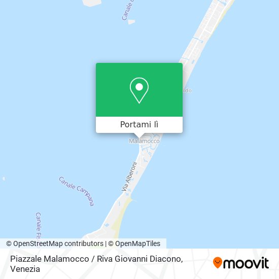 Mappa Piazzale Malamocco / Riva Giovanni Diacono