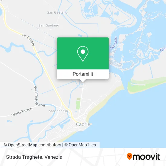 Mappa Strada Traghete