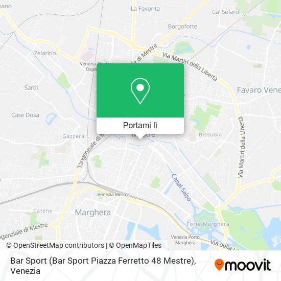 Mappa Bar Sport (Bar Sport Piazza Ferretto 48 Mestre)