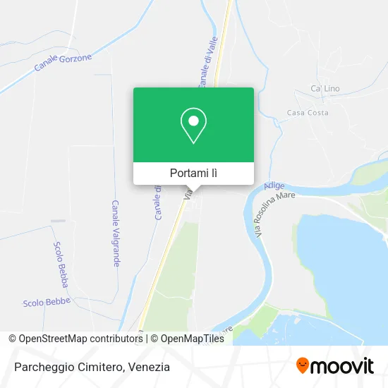 Mappa Parcheggio Cimitero
