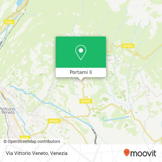 Mappa Via Vittorio Veneto